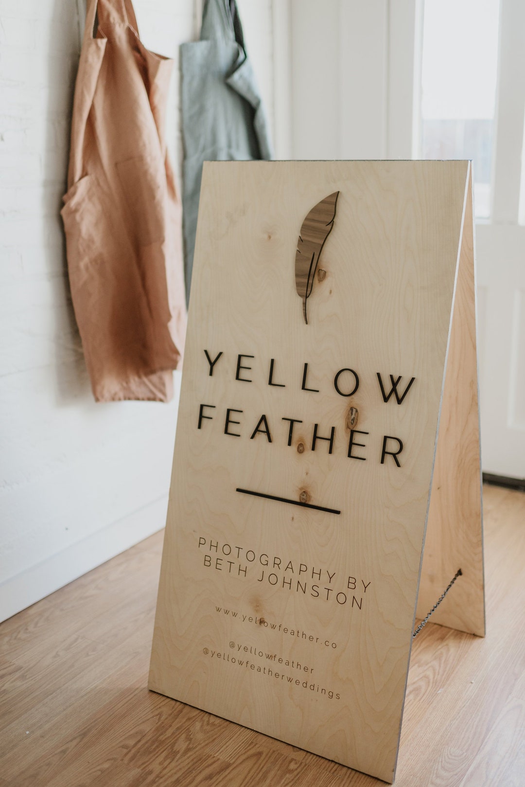 Custom A-frame Sidewalk Sign: Double-sided Sandwich Board for Business ...