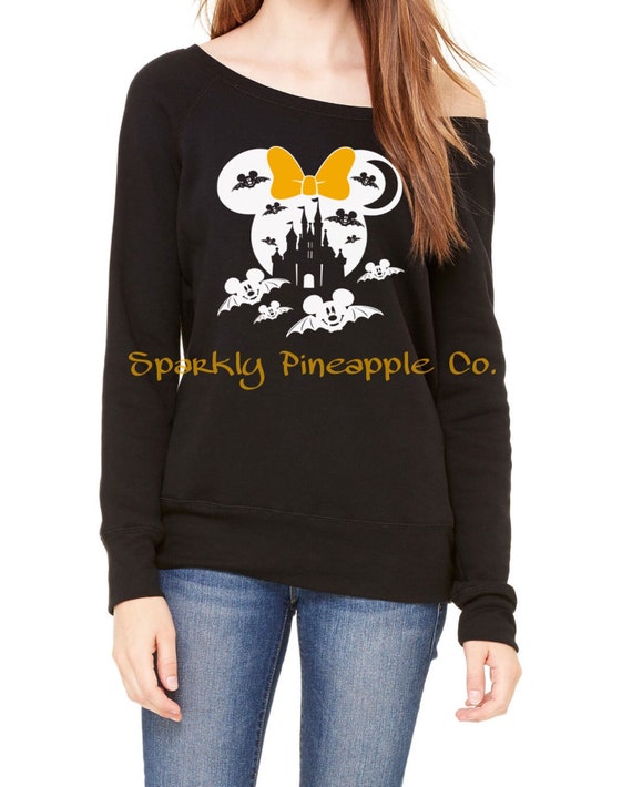 off the shoulder disney shirt