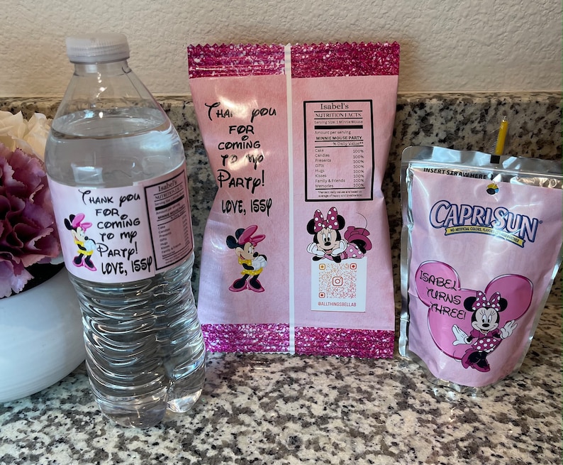 Handmade Custom Party Favor Bundle Custom Party Labels Etsy