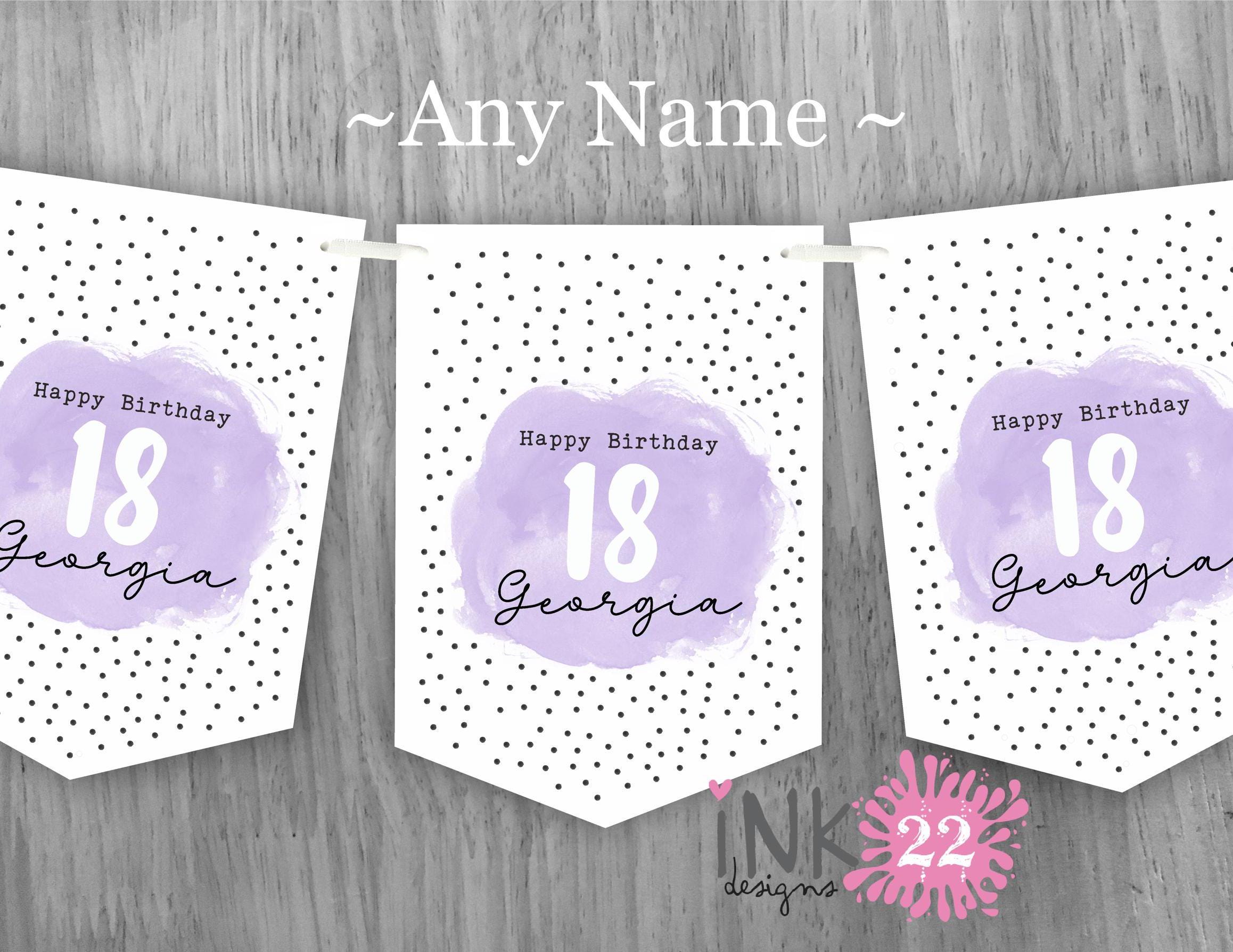 Purple & Pink Birthday Decorations Kit - Banner, Balloons & Butterfly Decor For Girls