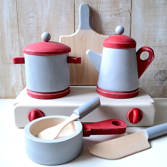 kids wooden kettle