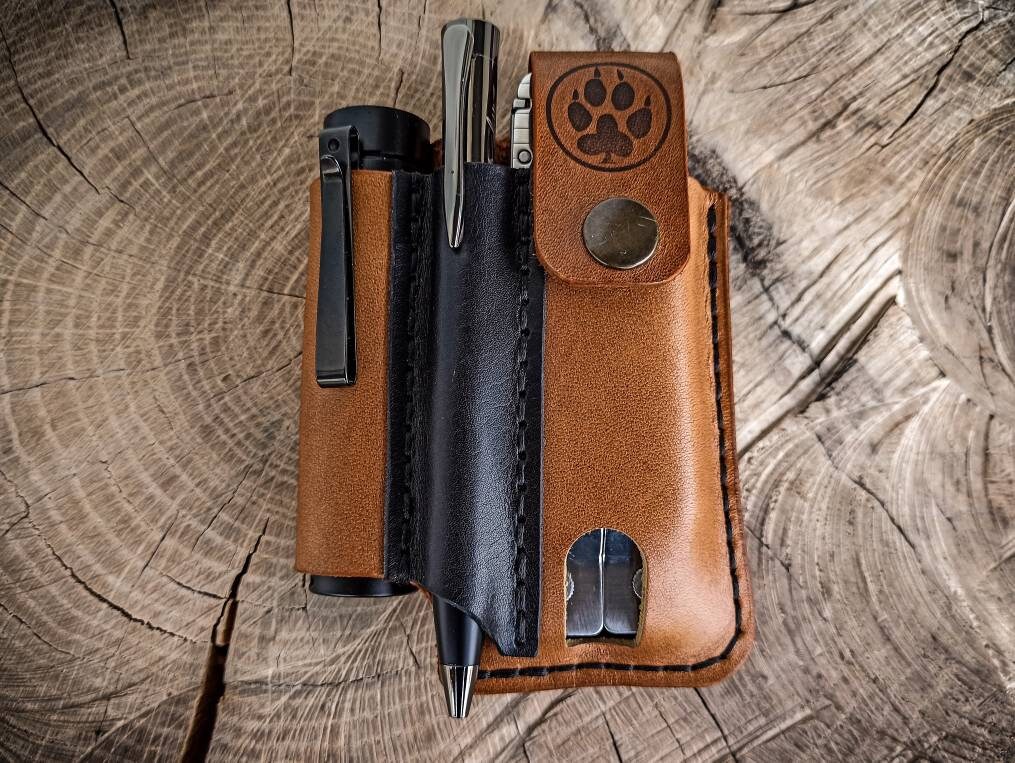 Flapped Multi Tool EDC Belt Clip for Full Sized Leatherman With Metal