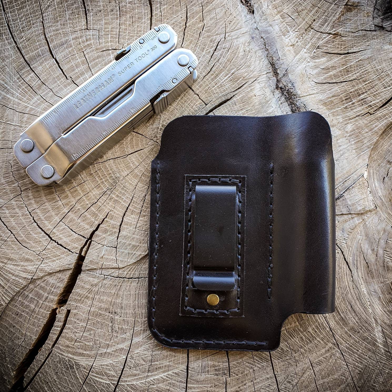 Triple Multi Tool EDC Belt Clip for Full Sized Leatherman With Metal