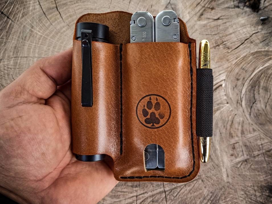 Multi Tool EDC Belt Clip for Full Sized Leatherman With Metal Clips