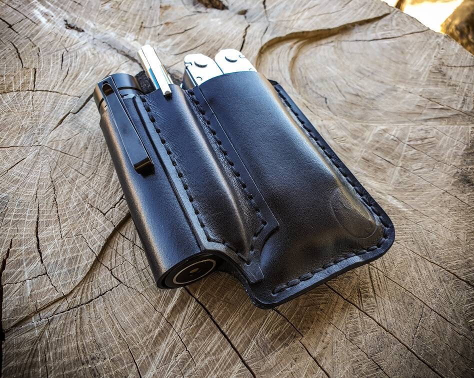 Triple Multi Tool EDC Belt Clip for Full Sized Leatherman With Metal