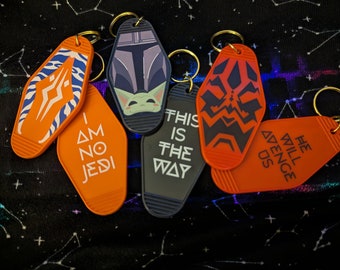 Star Wars Inspired Motel Keychains