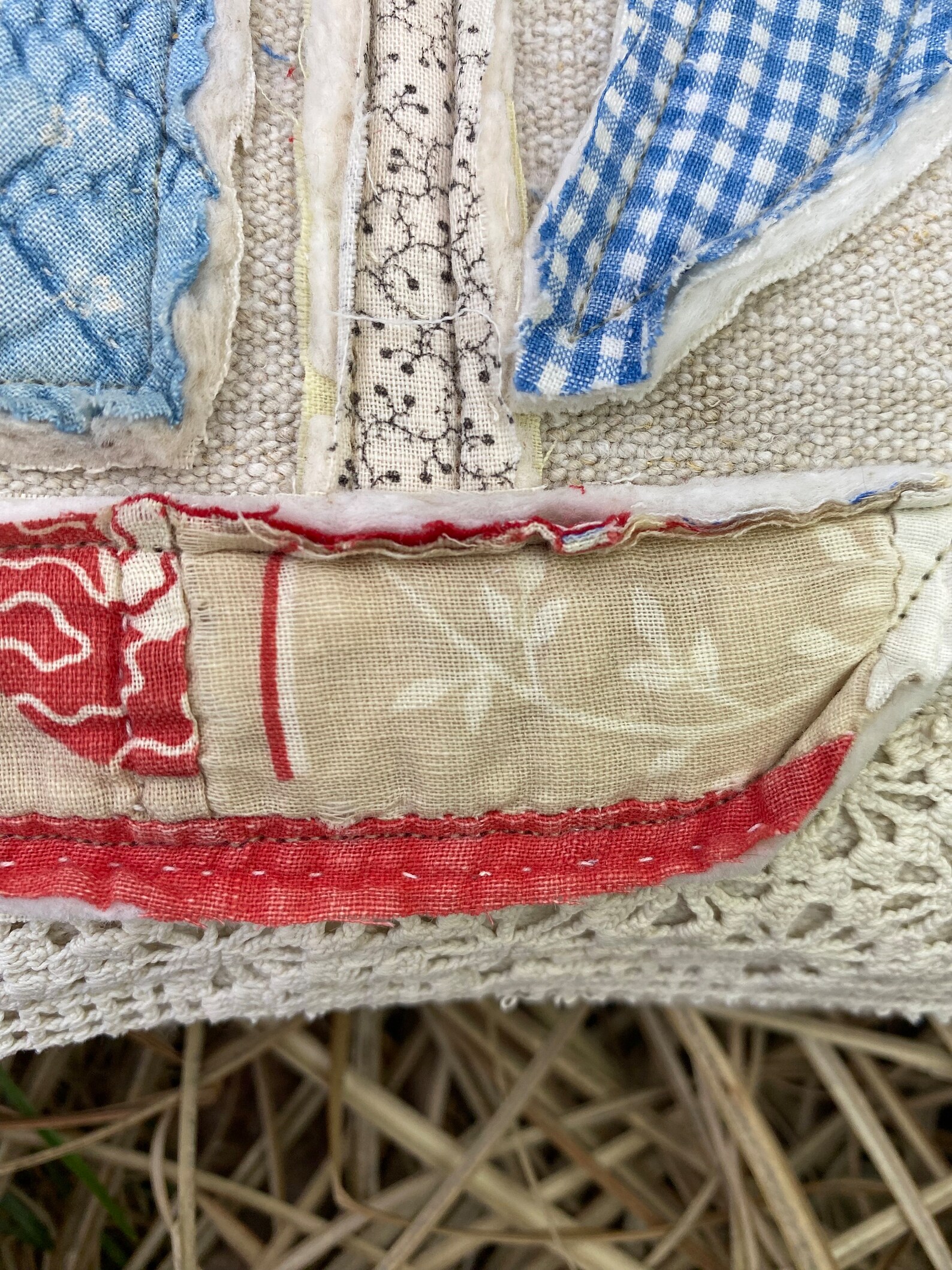 Pima Cotton Hand Smocked Sack- Sailboat main image 1