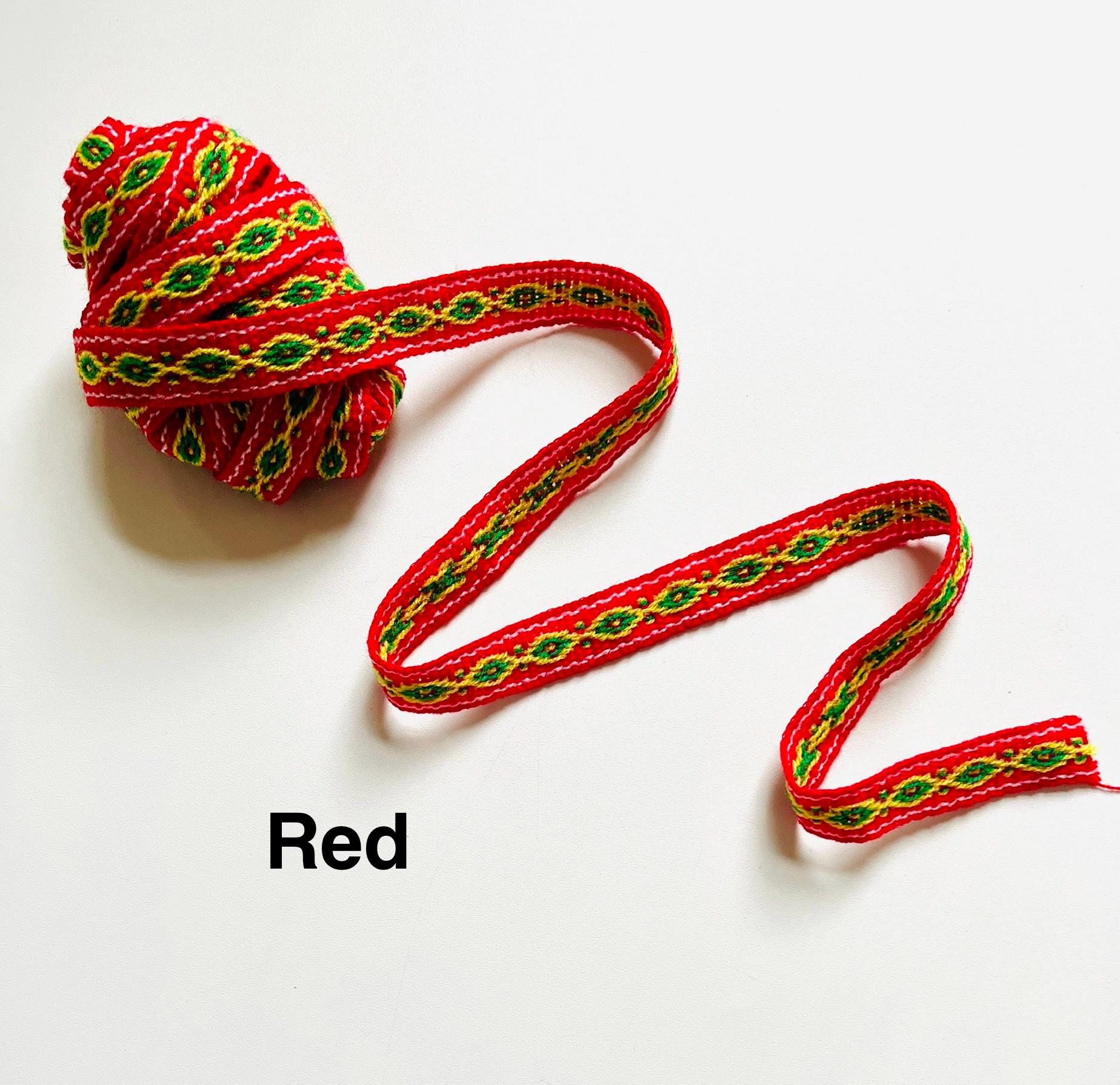 Andean Ribbons 5/8 Inches Andean Woven Ribbon. Ethnic Ribbon Woven Trim 16 Millimeters ...
