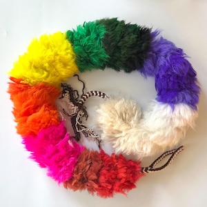 Peruvian traditional accessory Candunga. Valicha Cultural Dance