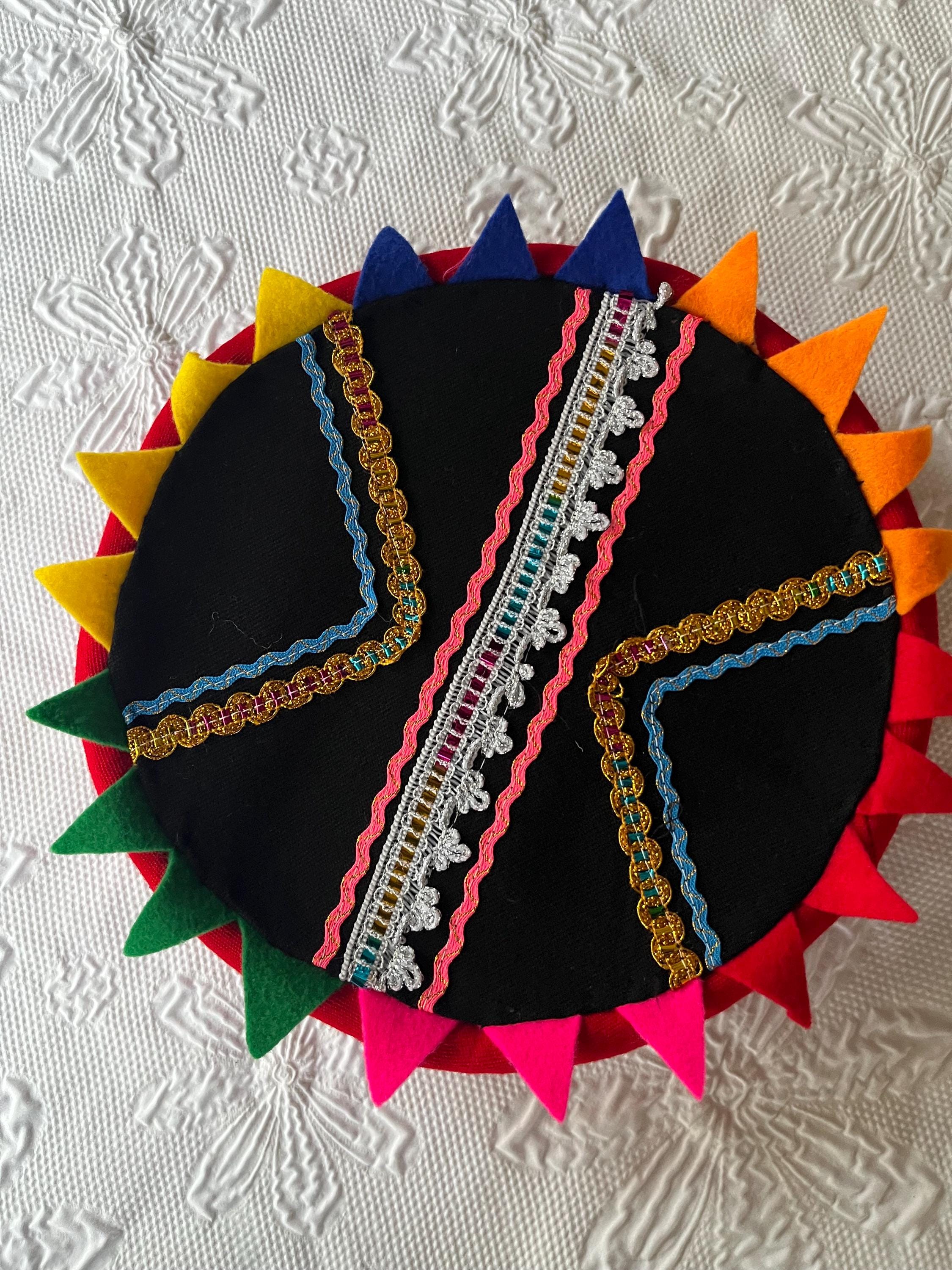 Hat Chullo Andean “Alpaca Road” – Hand-Beaded Beanie with Rainbow Tassels, Gift Handmade Wool Beanie Hats for Men for sale | eBay main image 4