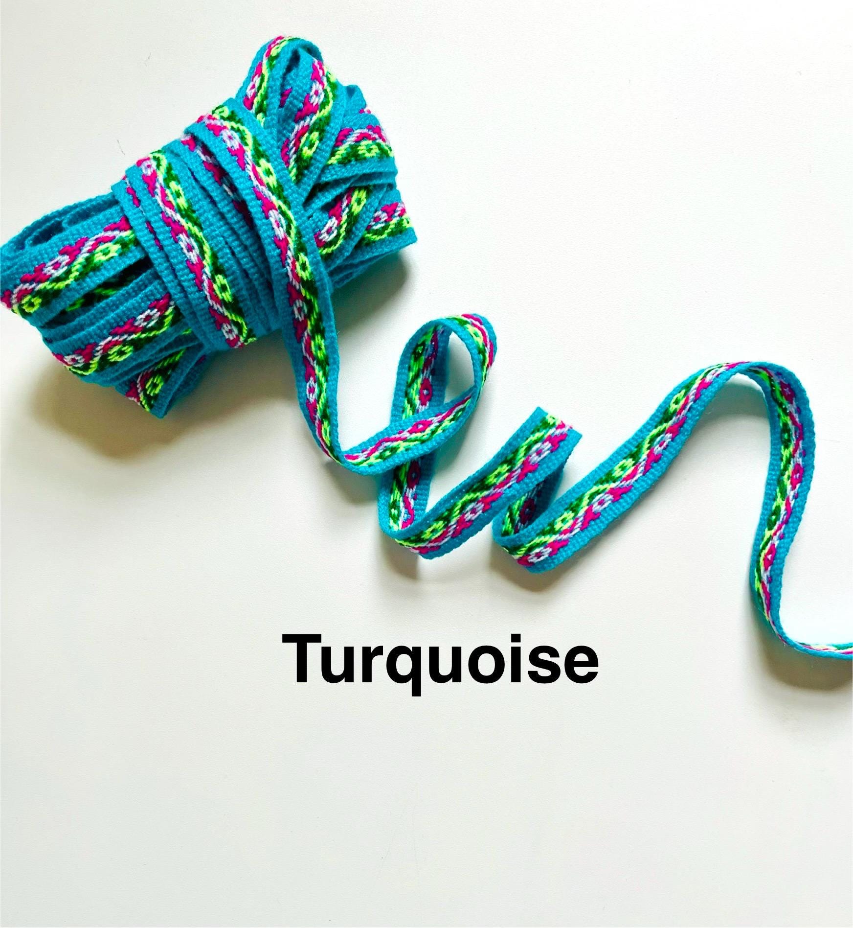 Andean Ribbons 5/8 Inches Andean Woven Ribbon. Ethnic Ribbon Woven Trim 16 Millimeters ...