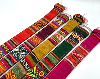 Handmade Unisex Belt Peruvian Andean Textile