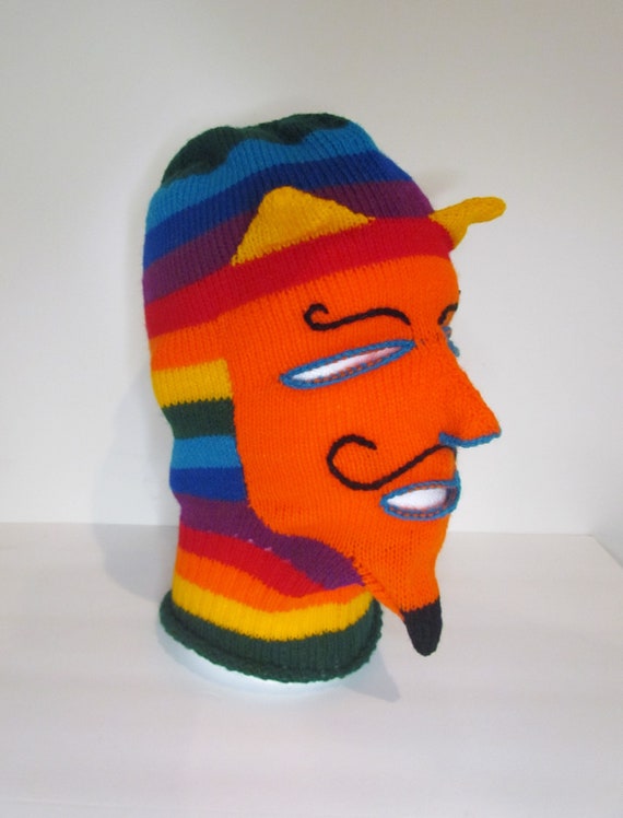 Peruvian Balaclava/ski Mask/devil Balaclava/rainbow Etsy