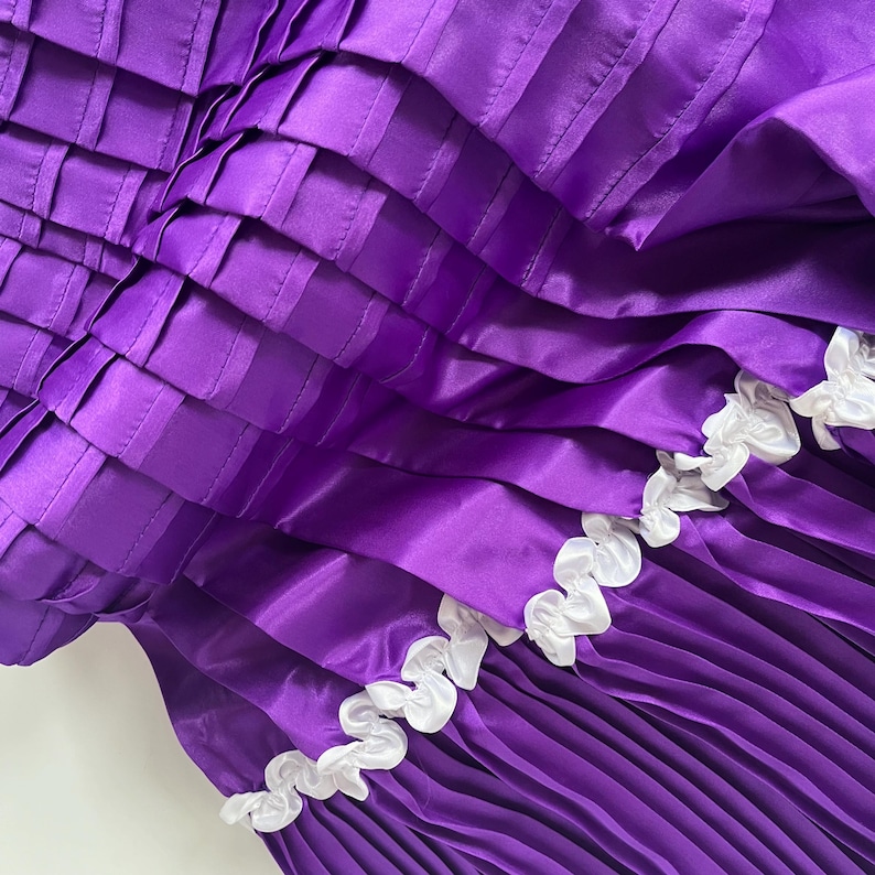 Marinera Norteña M-L Purple. Trajes típicos del Peru. Typical Peruvian Costume. image 4