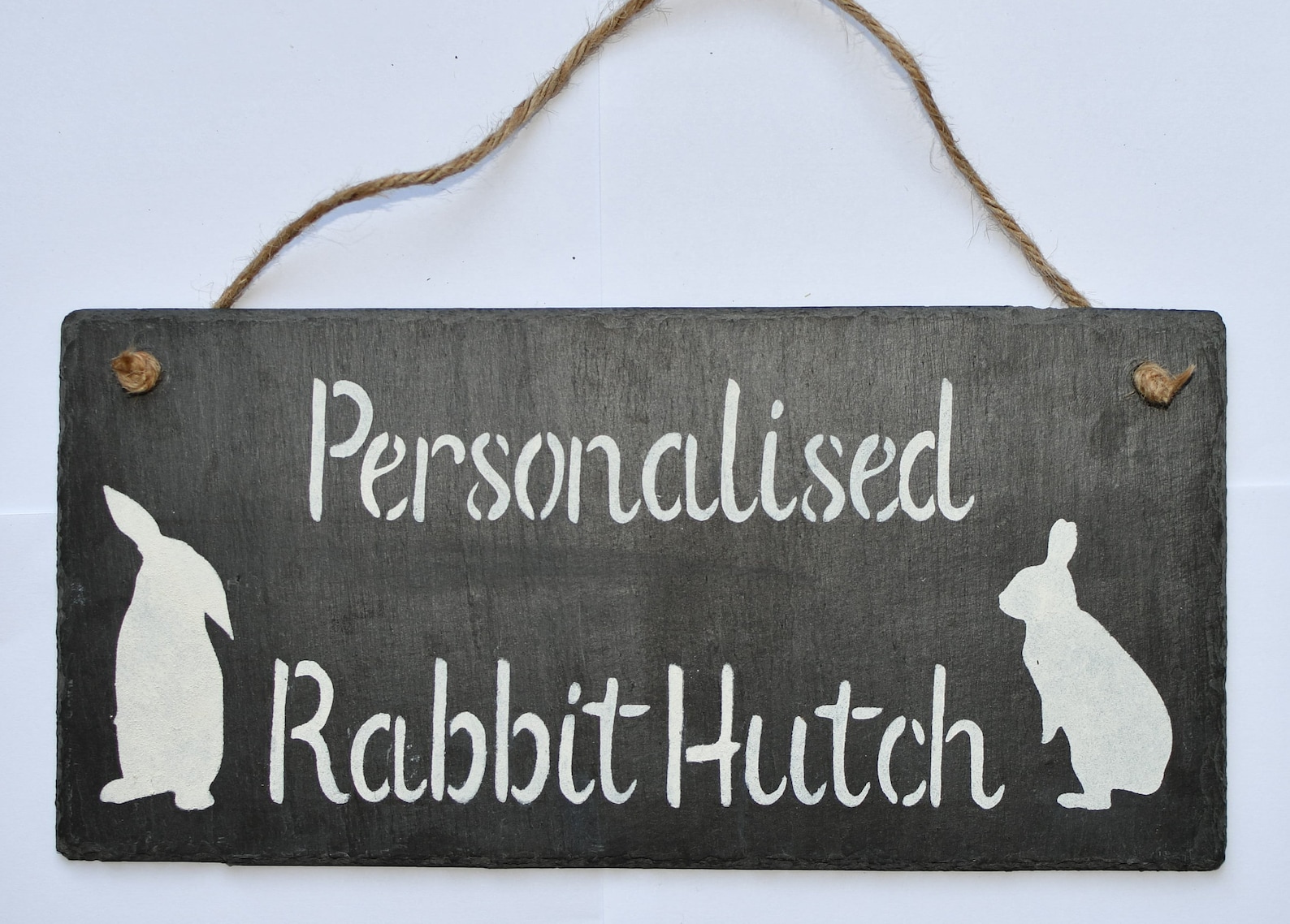 Personalised Rabbit Hutch Sign Plaque Gift for Your Bunny Etsy UK