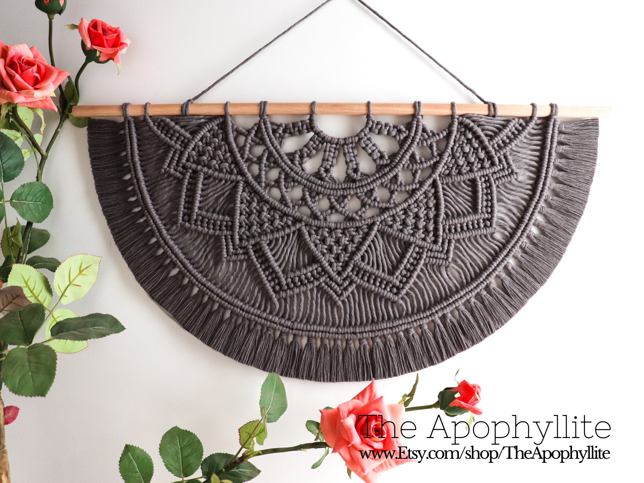 Black DIY Macrame Kit - Mandala Life ART