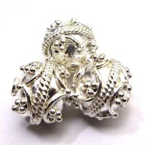 8mm 10mm 12mm 14mm Bali Bead Oxidized Sterling Silver Plated 18k Gold Plated Antique Copper Jewelry Making Bead B4 Silver Plated