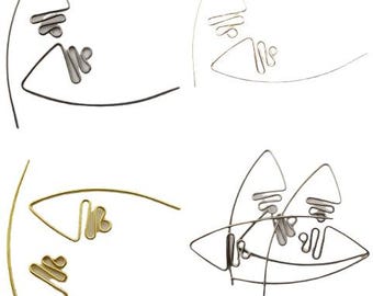 20 Pcs 45X15mm Solid Copper Earring Finding 18k Gold Plated Sterling Silver Plated Black Gold Plated Ear wire Components B1009