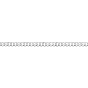 2mm Silver Plated Raw Brass Chain Raw Brass Curb Chain Brass Rolo Chain Soldered Chains Cable Chain, Box Chain Raw Brass Chains CH6