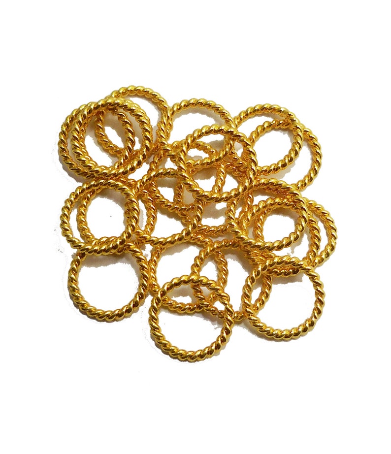6MM 8MM 10MM 12MM 18mmtwisted Bali Closed Jump Rings 1.5MM Etsy