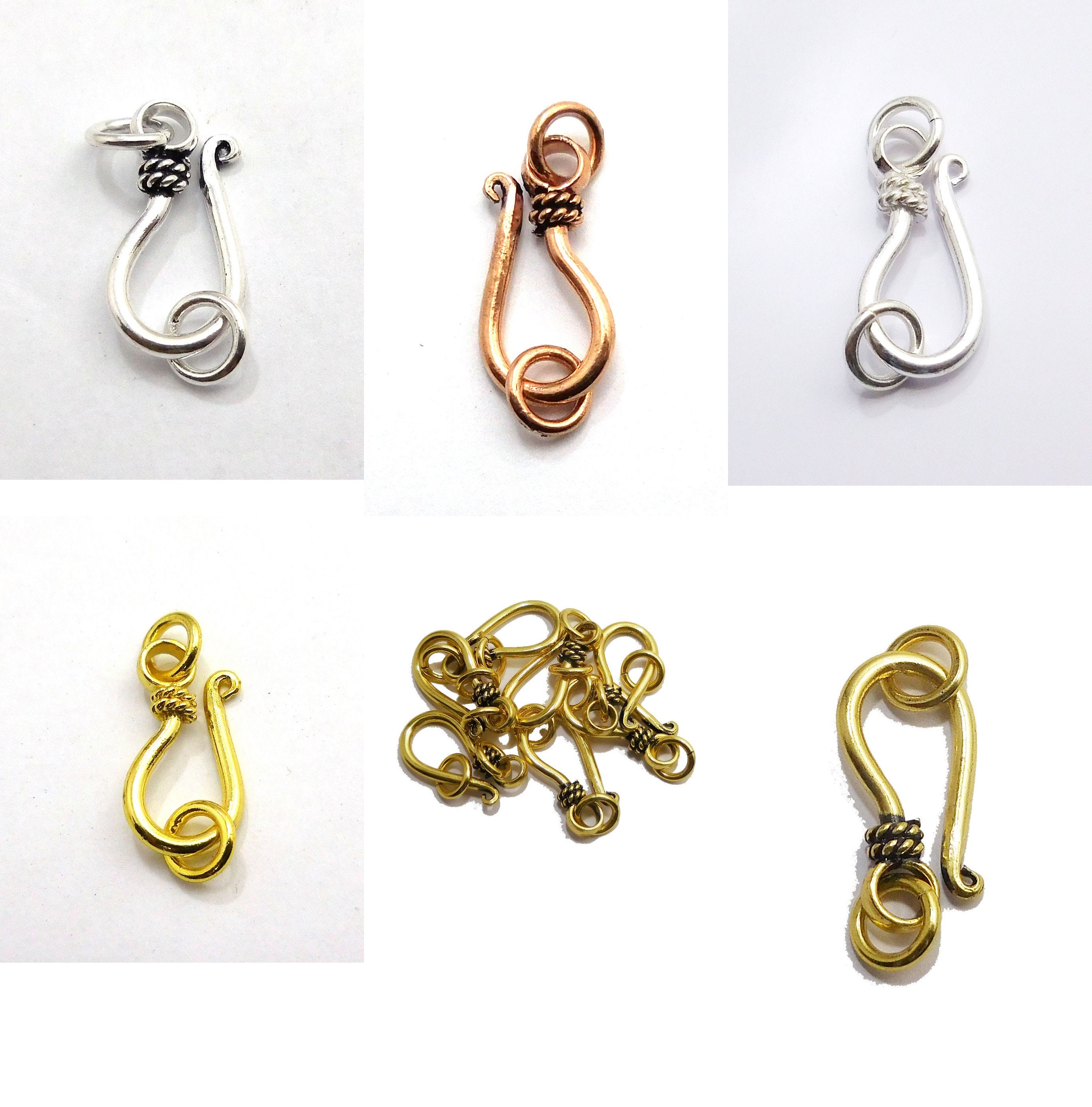 Screw Magnetic Clasps for Necklaces Safety Magnetic Locking Jewelry Clasp  Converter - Walmart.com
