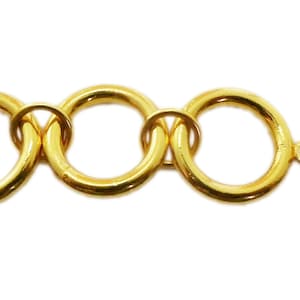 1 Set 37X20mm Bali 3 Round Toggle Clasp 18k Gold Plated For Jewelry Making Extender Toggle Clasp Closure