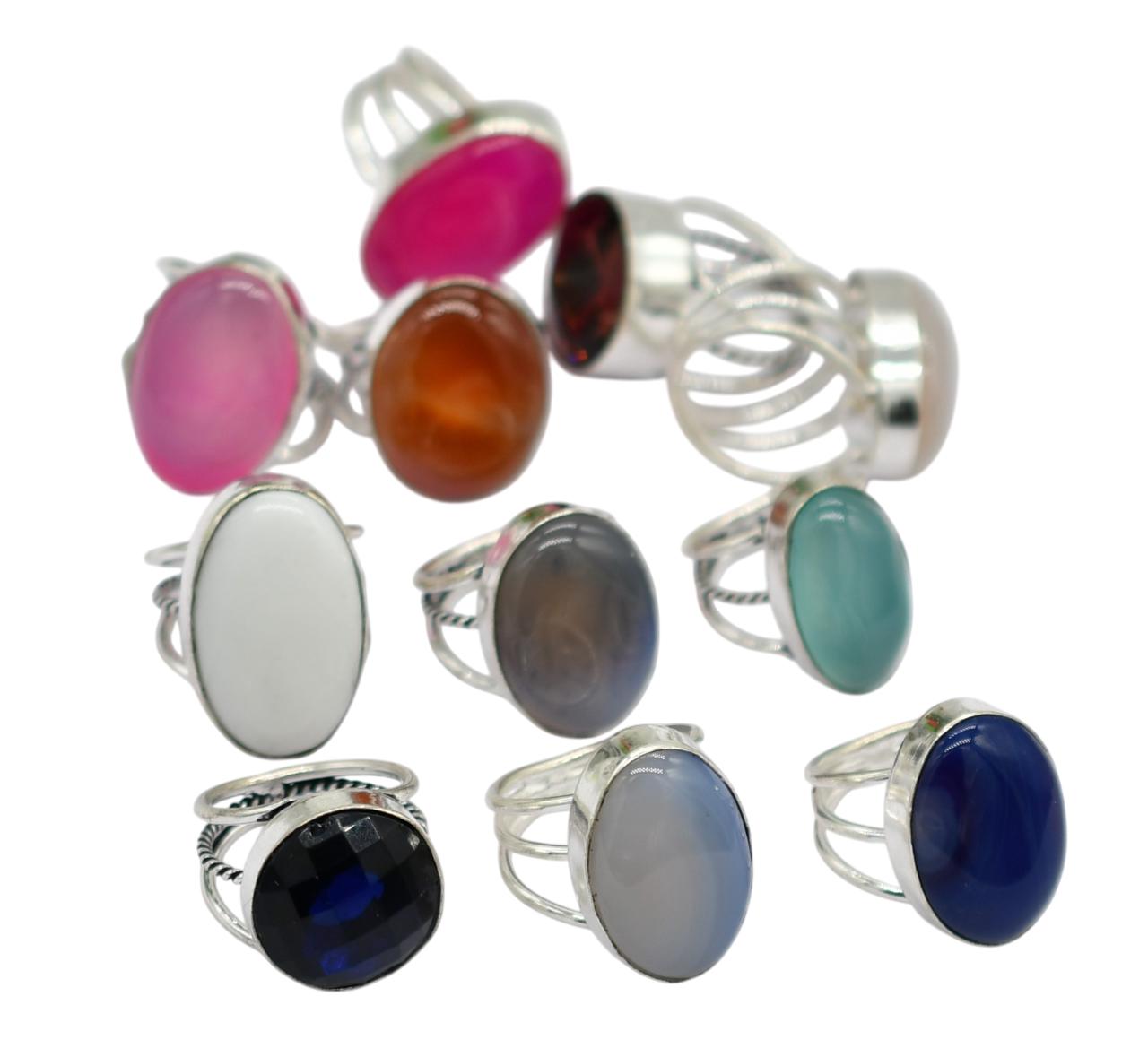 ASOS DESIGN - Confezione Da 8 Anelli Misti Argentati E Dorati Con Motivo Effetto Polipo E Corda - Foto 8