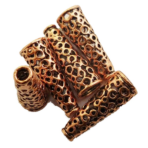 1000 Pcs Filigree Flower Bead Caps 10mm Hollow End Caps For Jewelry Making DIY