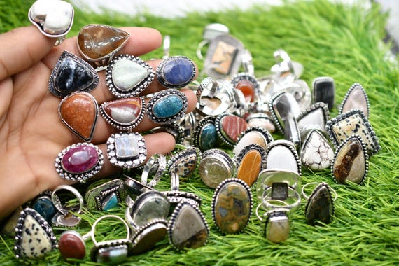 gemstone wholesale silver items