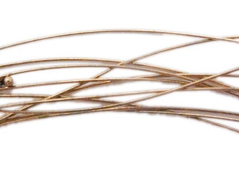 Lot De 20 Attaches à Tête Bali En Cuivre – 3 Pouces (20 Gauge), Pour La Création De Bijoux