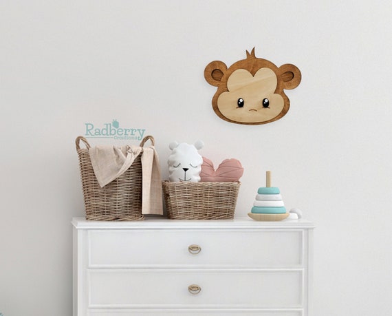 animal head nursery