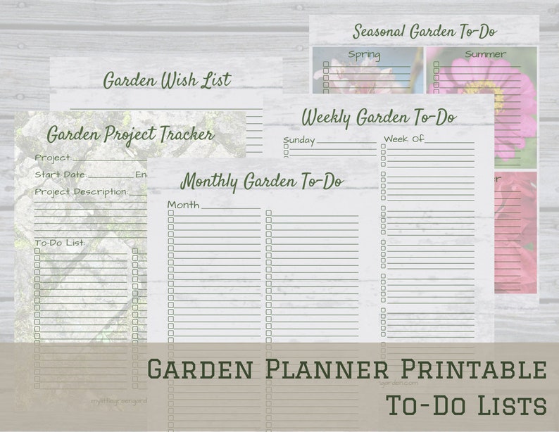 Garden Planner and Journal Printable PDF Calendar 2024 30 Pages 8.5x11 image 6