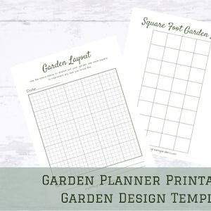 Minimalistic Garden Planner and Journal Printable PDF image 3
