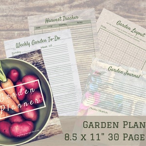 Garden Planner and Journal Printable PDF Calendar 2024 30 Pages 8.5x11 image 7