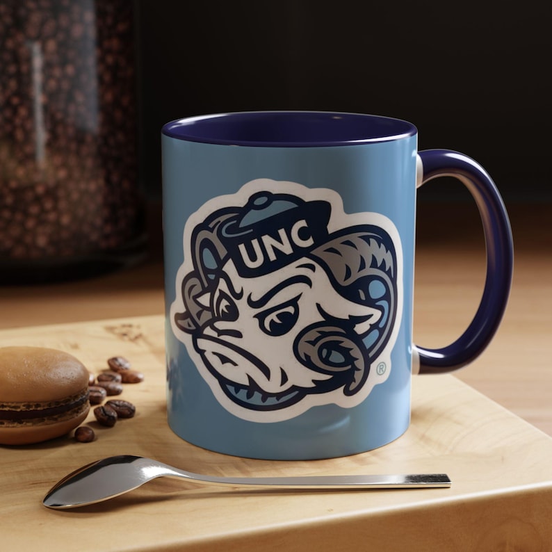 Taza de café de 325 ml de los North Carolina Tar Heels de la NCAA imagen 1