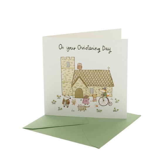 christening gift card