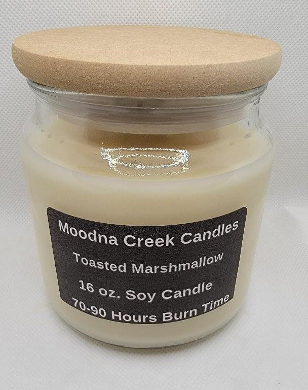 Toasted Marshmallow Natural Soy Wax Candle [The Autumn Harvest Collect –  Katie Laine Handmade