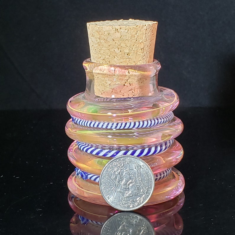 Glass Stash Jar Glass Smoking Jar Hand Blown Jar Glass Jar Etsy