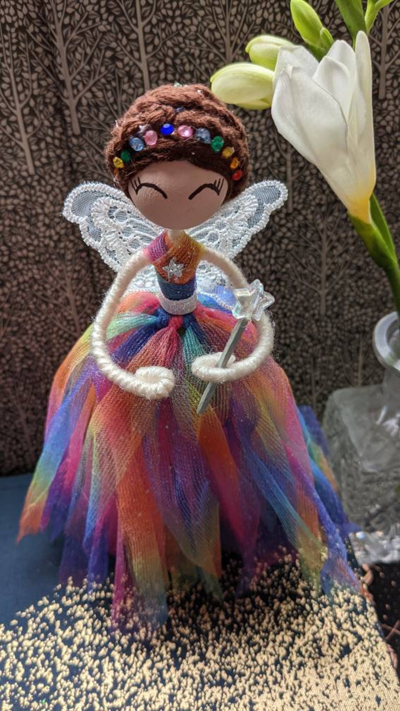 Handmade fairy doll / handmade gifts/ birthday gift/ worry Etsy