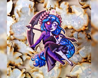 Revelry Character Keychain - Large Wooden Dungeons and Dragons Fantasy Keychain