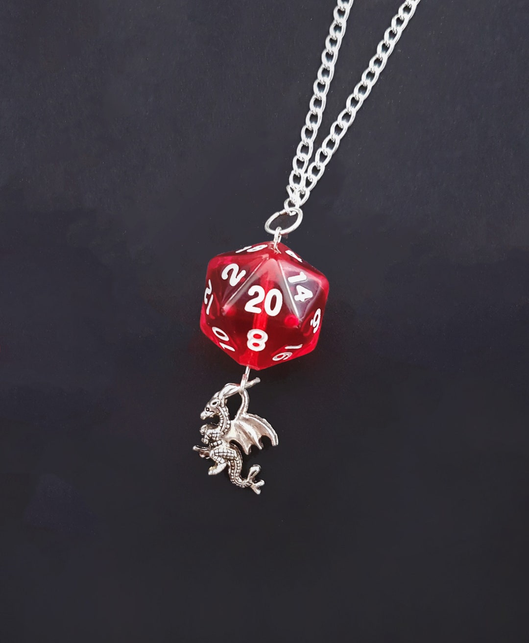 Dice Necklaces Custom Etsy