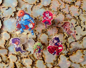 The Beyonders Keychains - Wooden DnD Fantasy Character Keychains