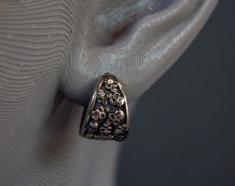 Skull Hinged Hoop Earrings – Stainless Steel Gothic Earrings