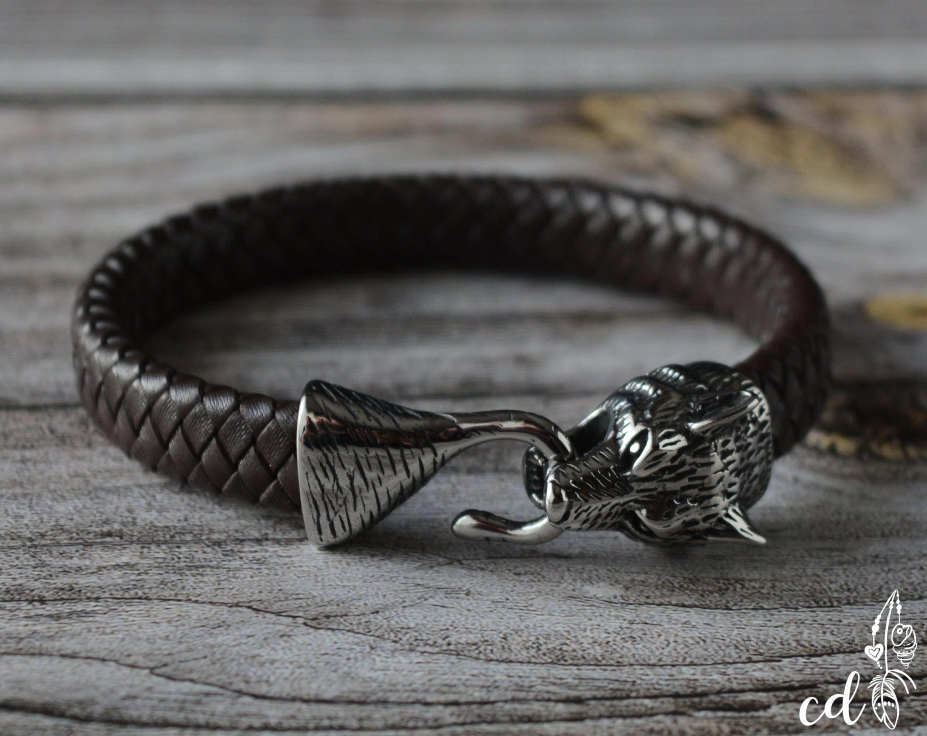 wolf bracelet mens