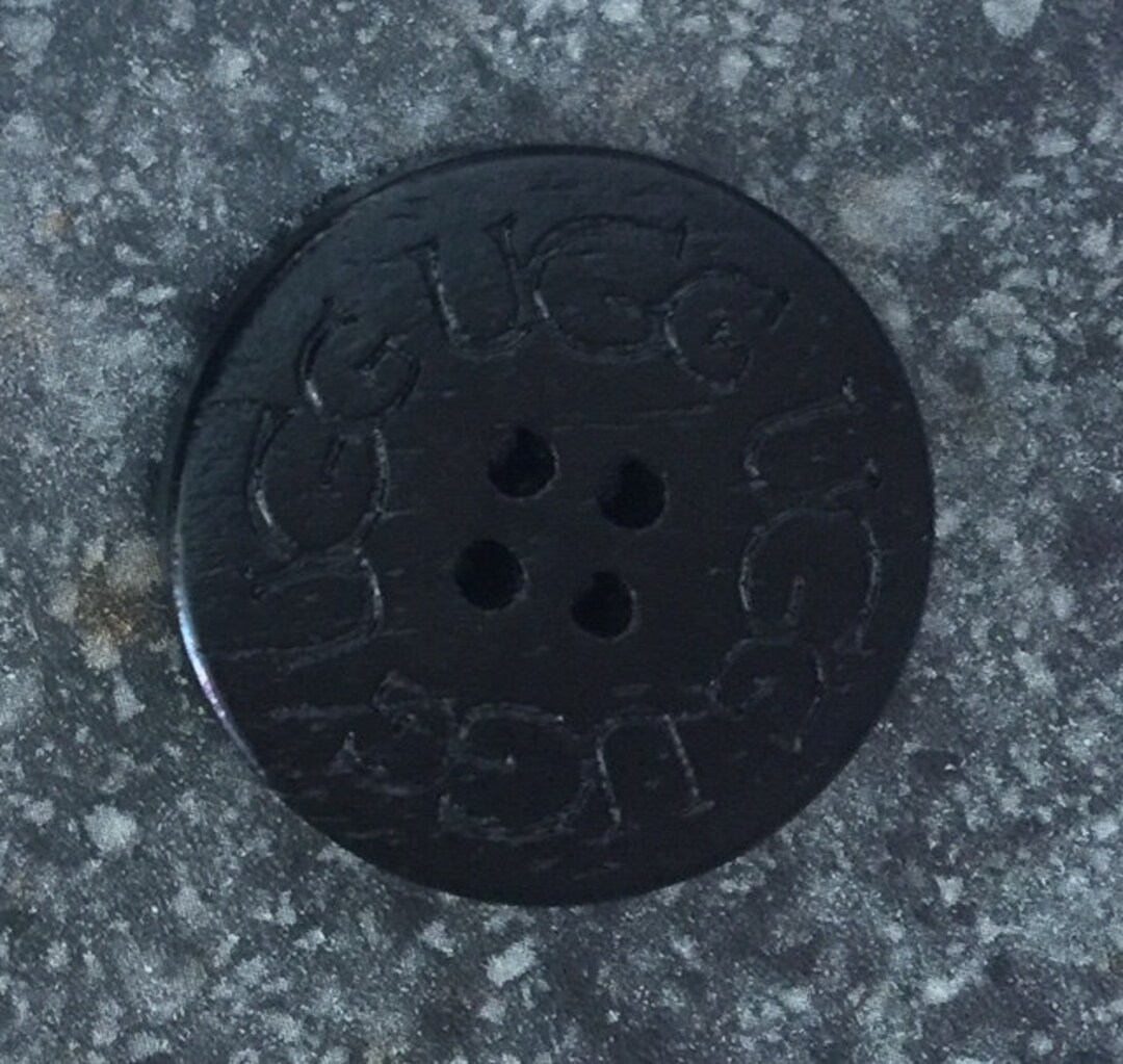 One 1 UGG Replacement Button Black 3cm. Adult Boots Ugh Uggs Spare