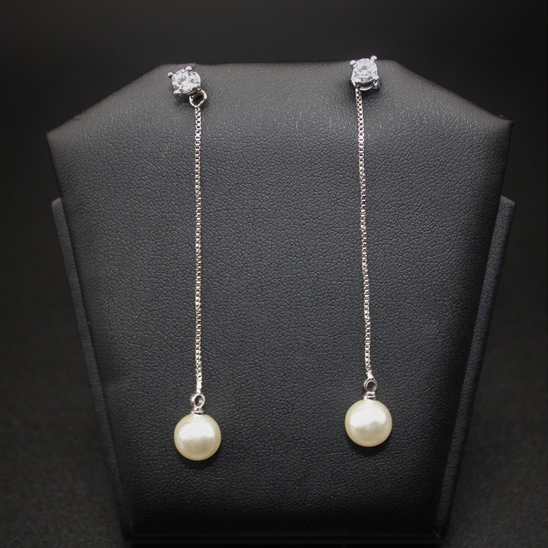 Boucles D'oreilles Gouttes D'eau Anfasni - Zircon Cubique - Style Stud - Neuves