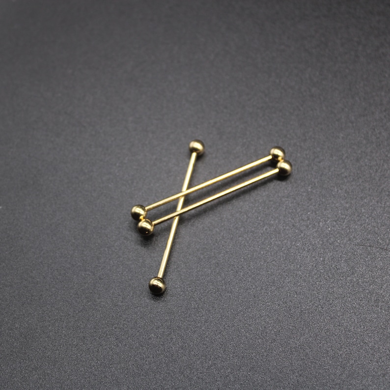 Gold or Silver Collar Bars Men's Collar Pins Tie Pins Etsy