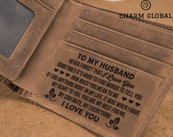 to my husband trifold wallet