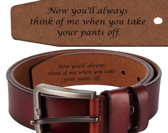 custom engraved belt