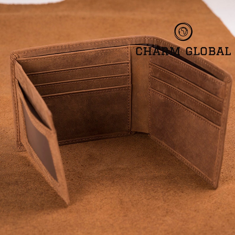 Leather Wallets-Engraved Wallet Bifold Wallet-Personalized Wallets-Mens Wallets-Christmas Gifts-Gifts For Boyfriend-To Be Real W51
